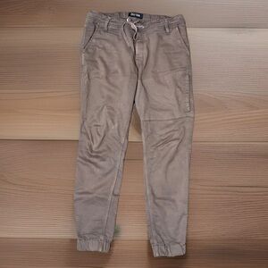 DU/ER Jogger Pants Mens 32x31 Brown N2X Relaxed Taper Drawstring Cuff Casual
